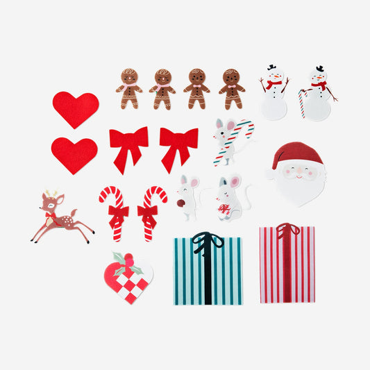 Huopa joulukuusi koristeineen