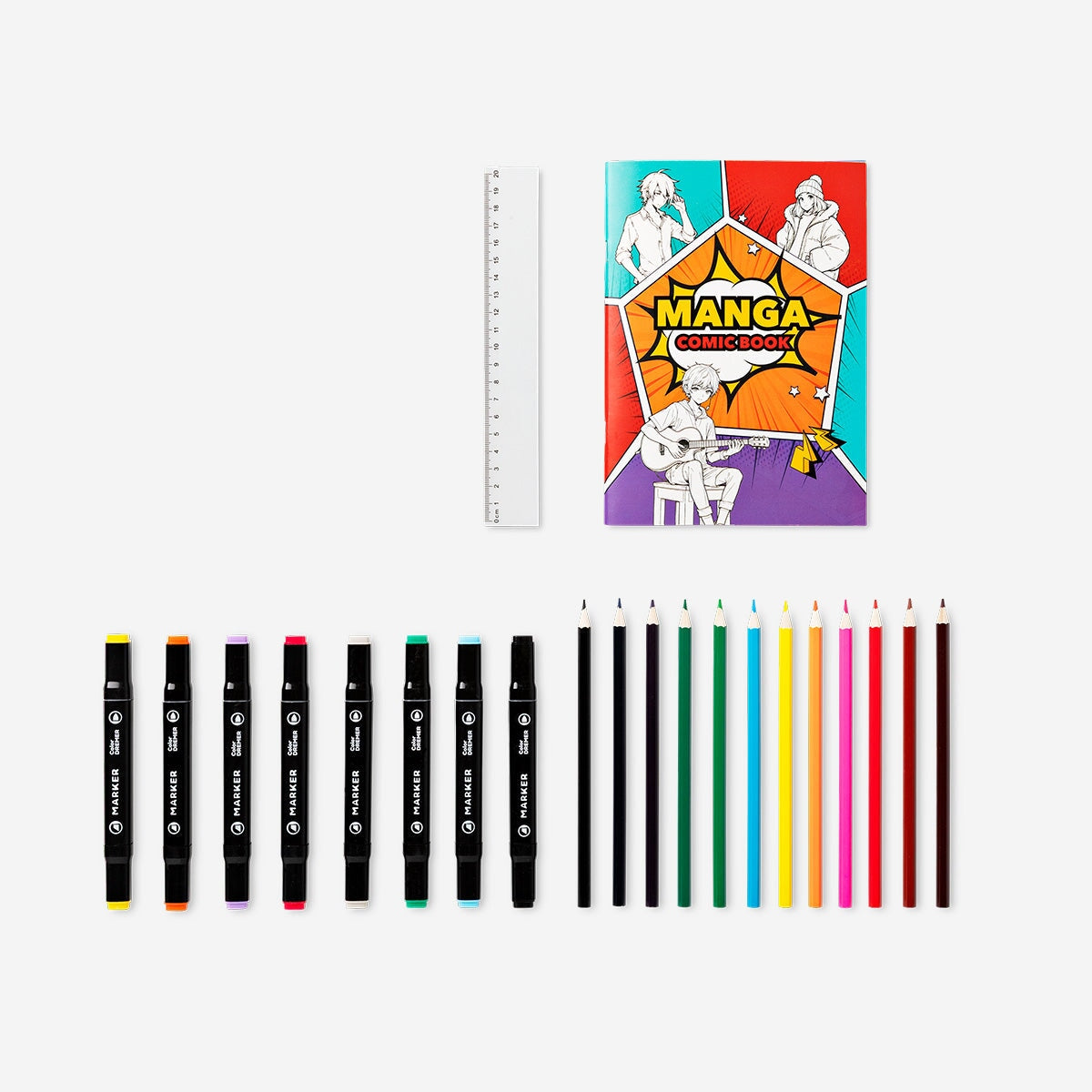 Manga drawing kit Hobby Flying Tiger Copenhagen 