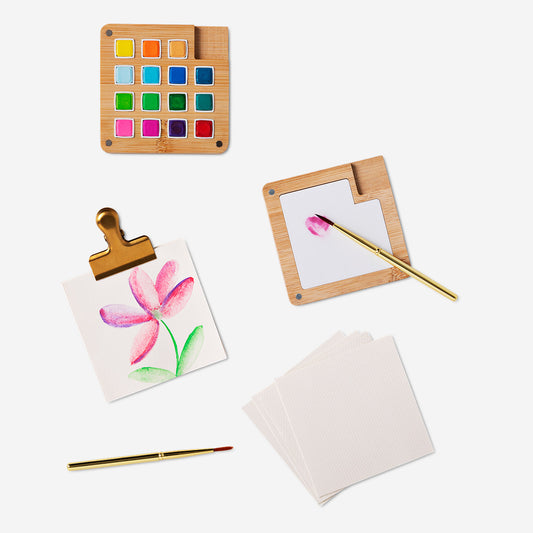 Mini kit de viaje para acuarelas