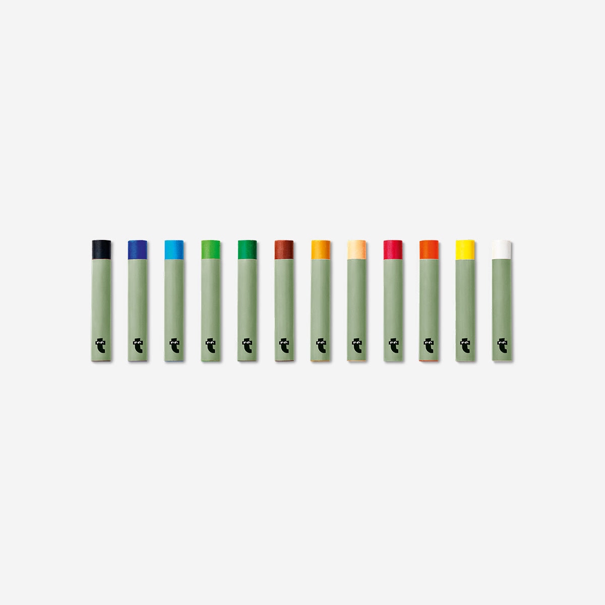 Oil pastels - 12 pcs Hobby Flying Tiger Copenhagen 