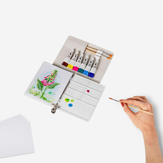 Acrylic paint travel set