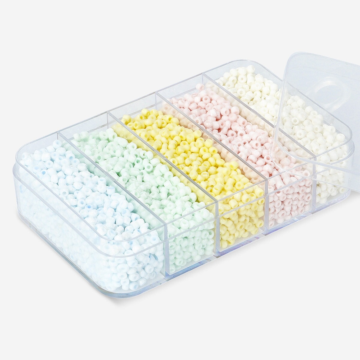 Pastel coloured glass beads Hobby Flying Tiger Copenhagen 