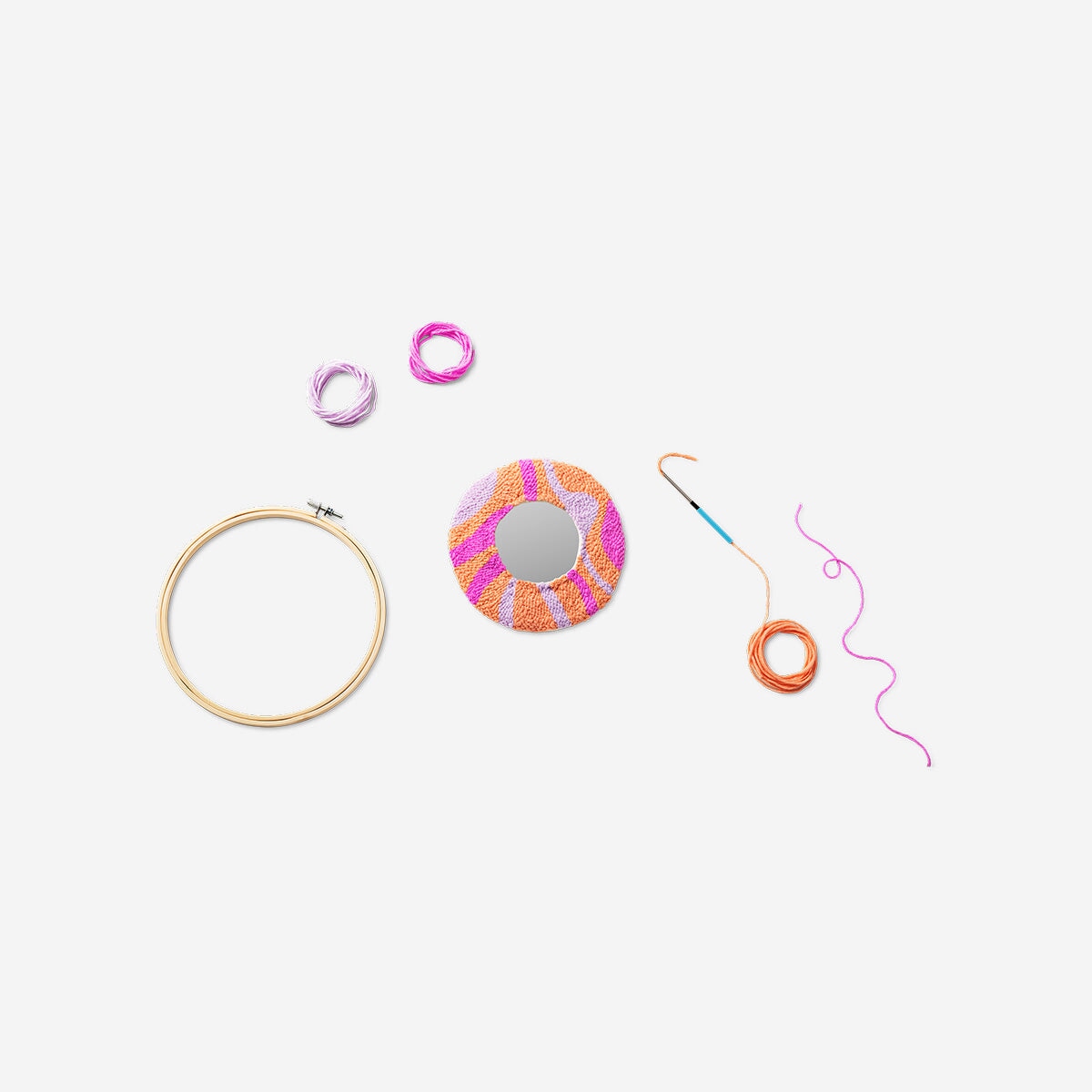 Punch needle set - Mirror Hobby Flying Tiger Copenhagen 