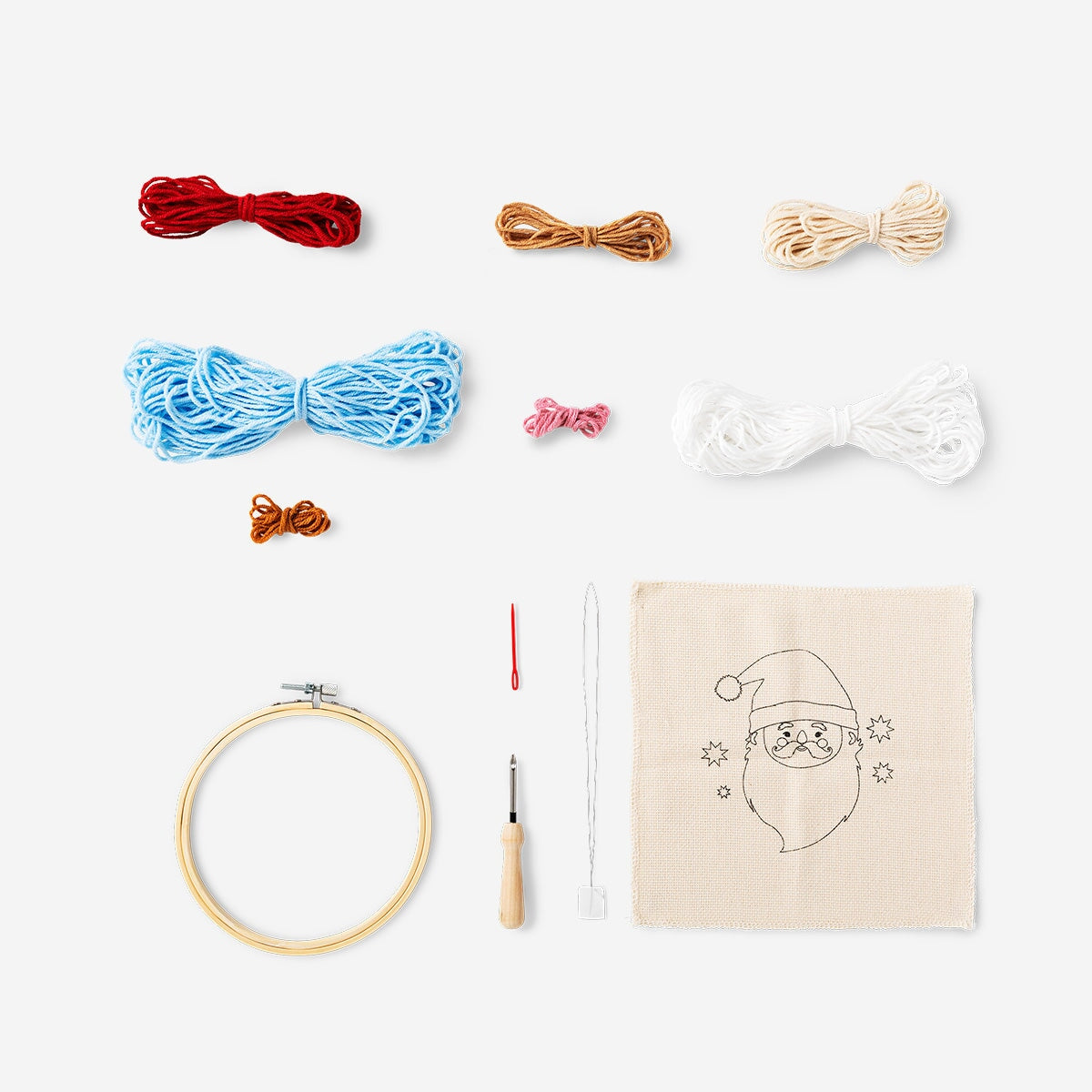 Santa punch needle set Hobby Flying Tiger Copenhagen 