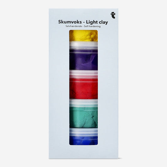 Self hardening light clay - 5 pcs
