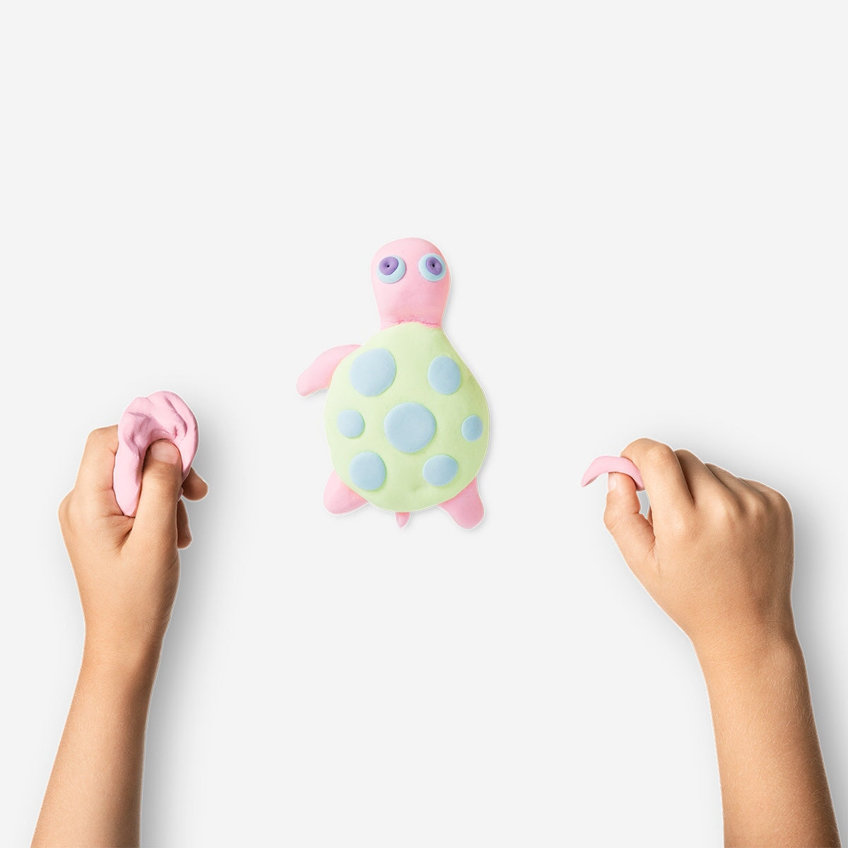 Self hardening light clay in pastel colours - 5 pcs Hobby Flying Tiger Copenhagen 