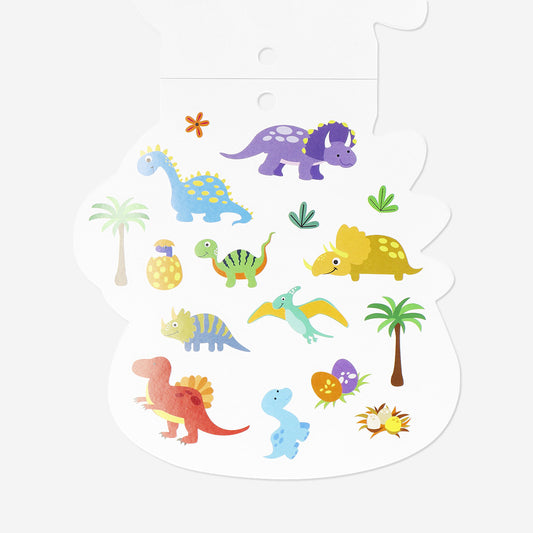 Libro de pegatinas - Con forma de dinosaurio