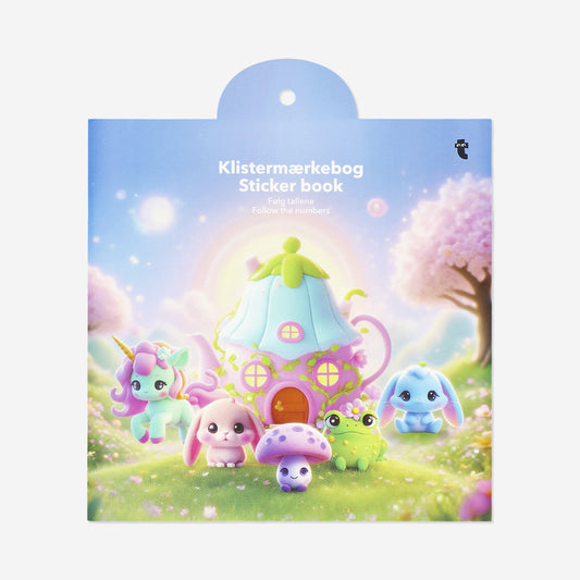 Libro de pegatinas por números