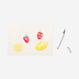 Set of 12 bright shades twin markers from Flying Tiger Copenhagen, ideal for hobby and craft projects.