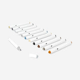 Twin markers neutral shades - 12 pcs Hobby Flying Tiger Copenhagen 