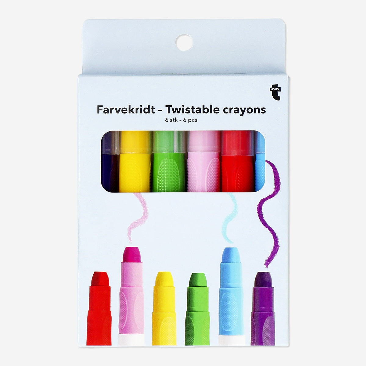 Twistable crayons - 6 pcs Hobby Flying Tiger Copenhagen 