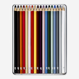 Watercolouring pencils. 18 pcs Hobby Flying Tiger Copenhagen 