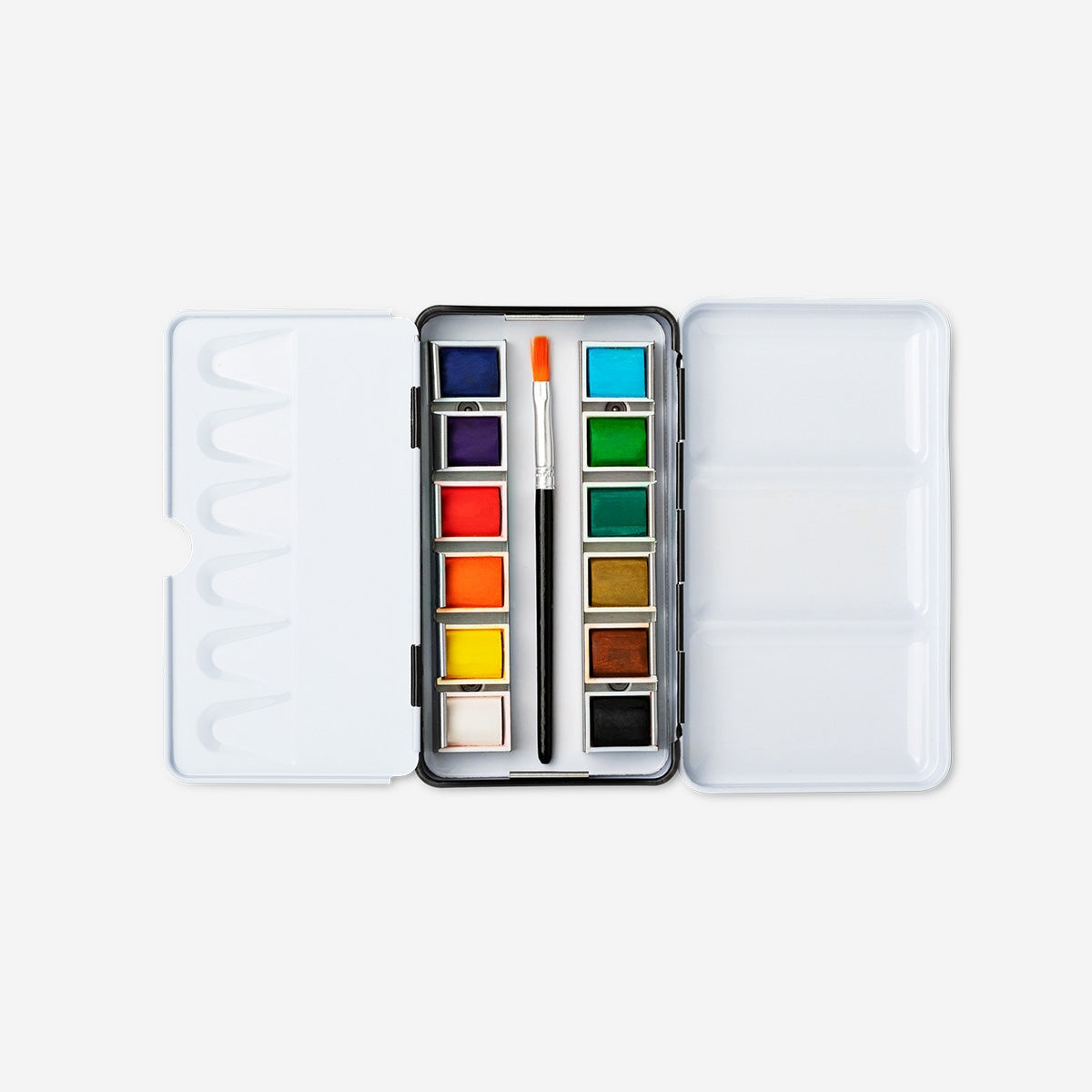 Watercolours in metal box - 12 pcs Hobby Flying Tiger Copenhagen 