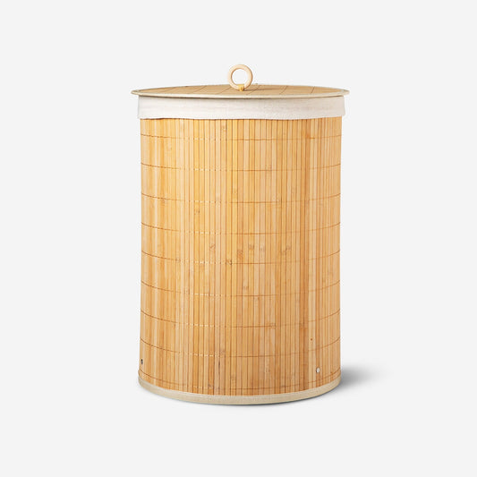 Bamboo laundry basket