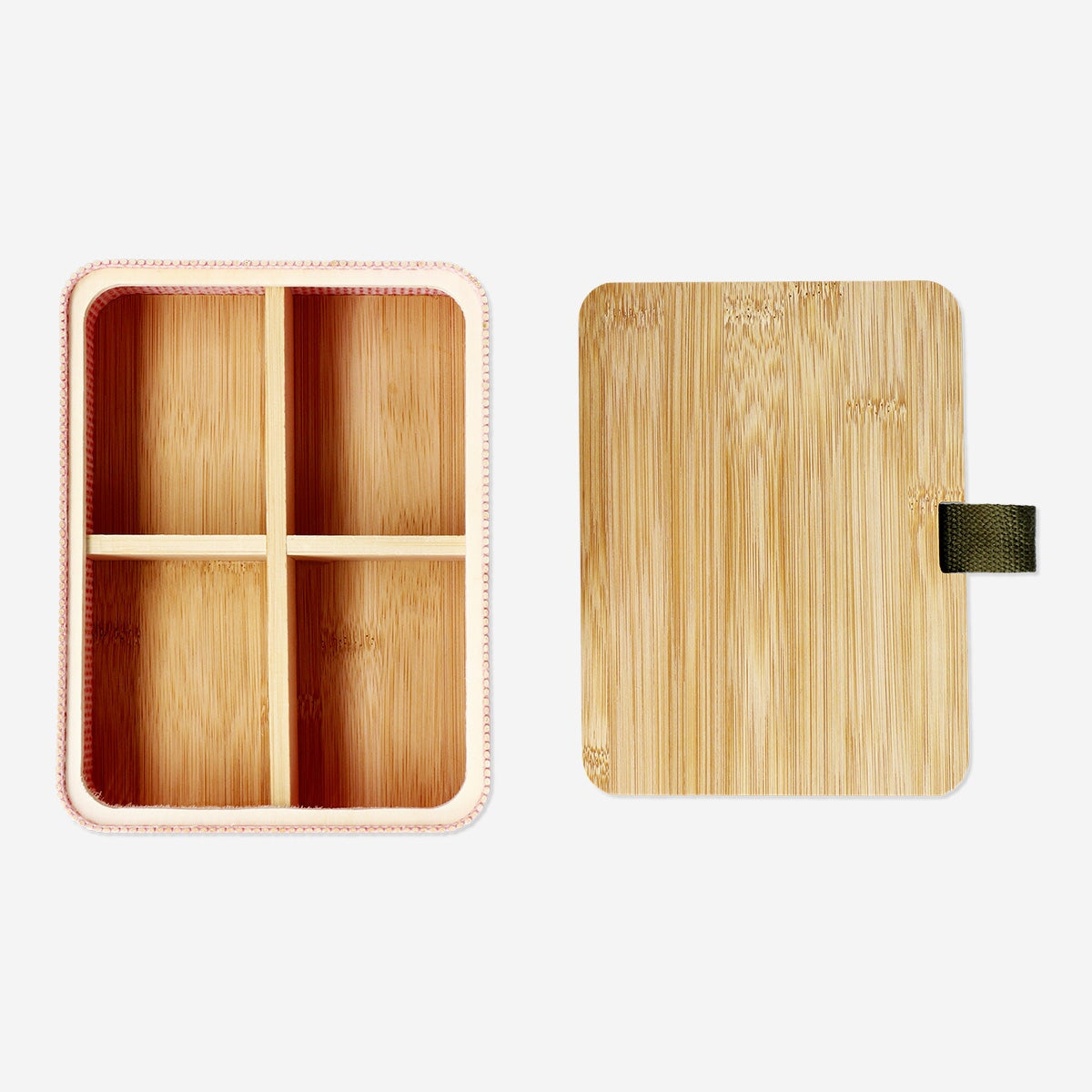 Bamboo storage box with compartments Home Flying Tiger Copenhagen 