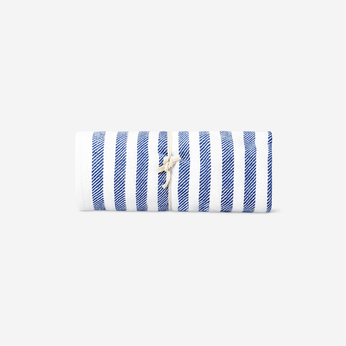 Blue throw blanket with fringes - 120x170 cm Home Flying Tiger Copenhagen 