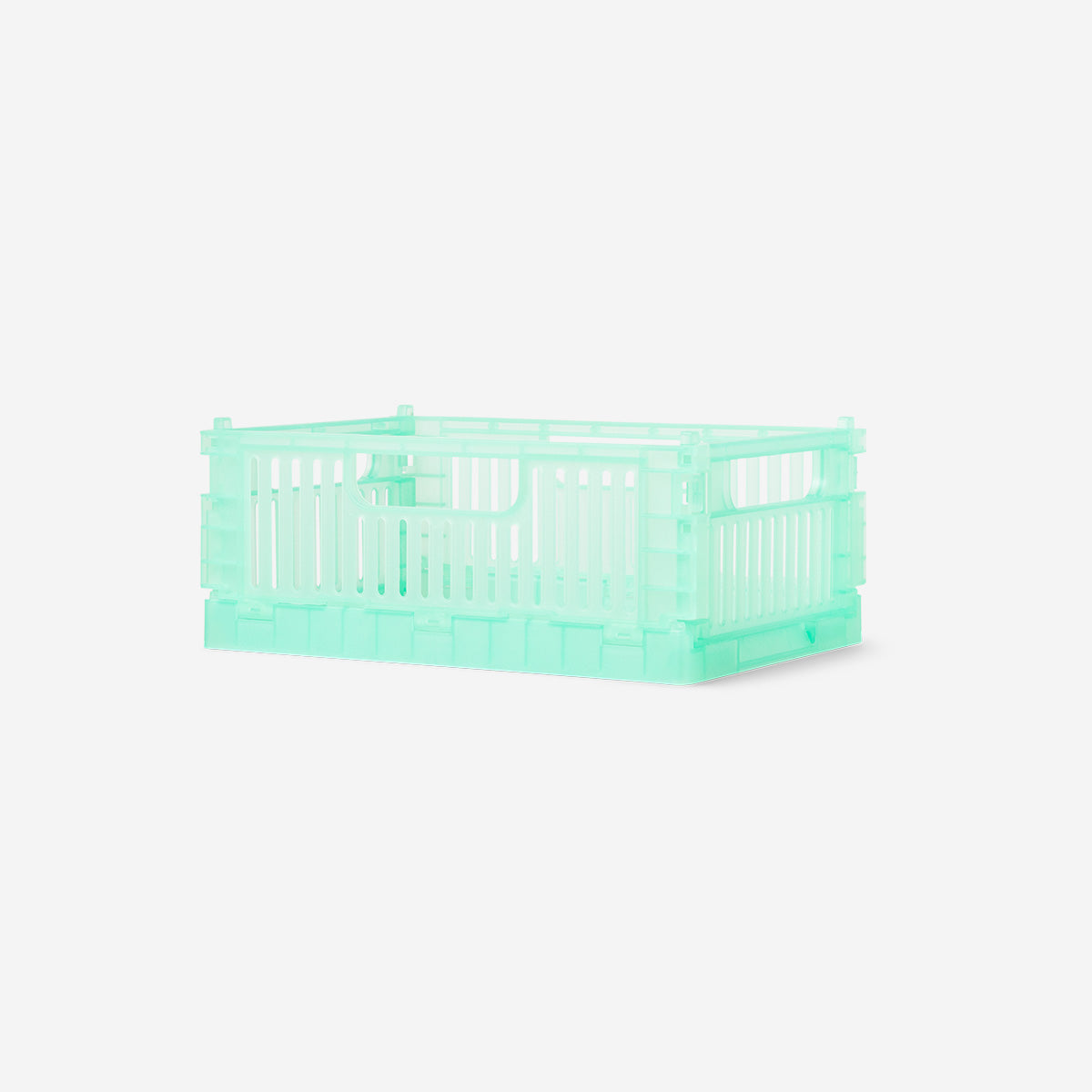 Blue transparent collapsible storage box - 22 cm - Flying Tiger Copenhagen