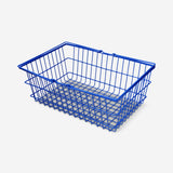 Blue wire basket