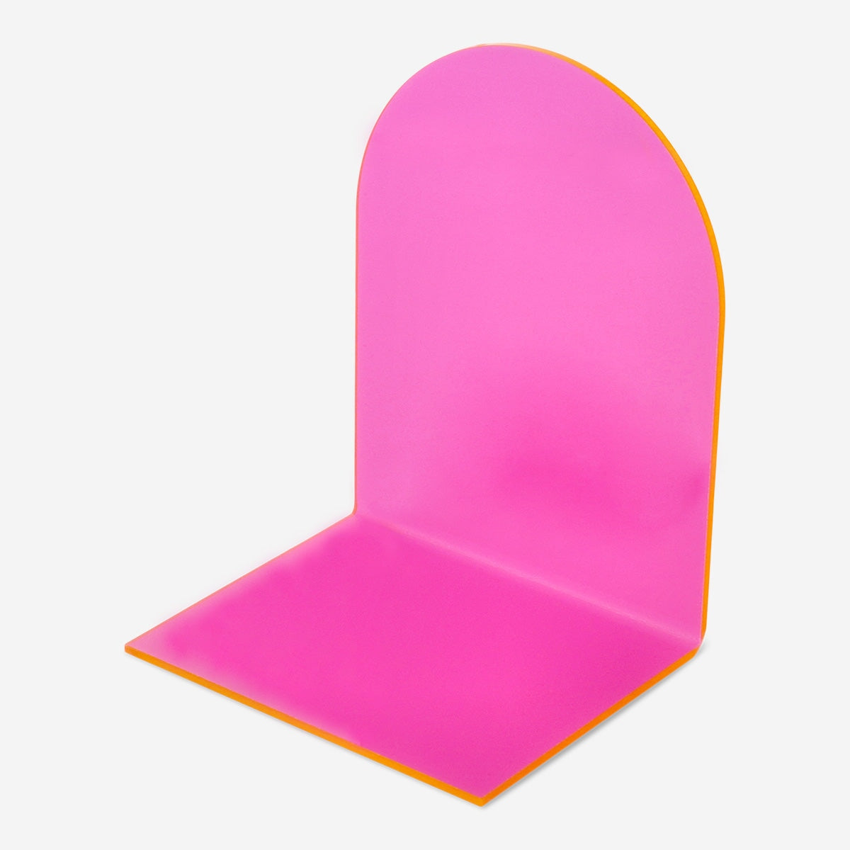 Pink Plexiglass Bookend – Stylish Organiser for Books – Flying