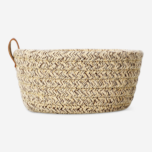 Cestino in corda marrone - 15 cm