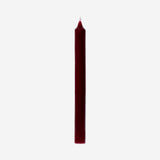 Burgundy dinner candle from Flying Tiger Copenhagen, 24 cm tall, ideal for home dining and decorative candle displays.
