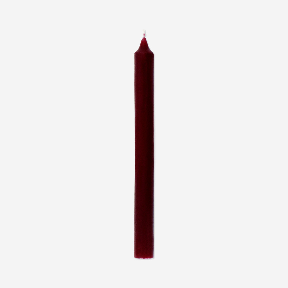 Burgundy dinner candle from Flying Tiger Copenhagen, 24 cm tall, ideal for home dining and decorative candle displays.