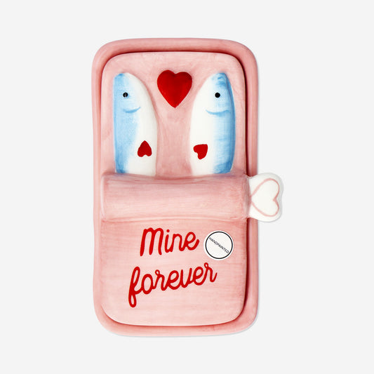 Ceramic decorative sardines jar