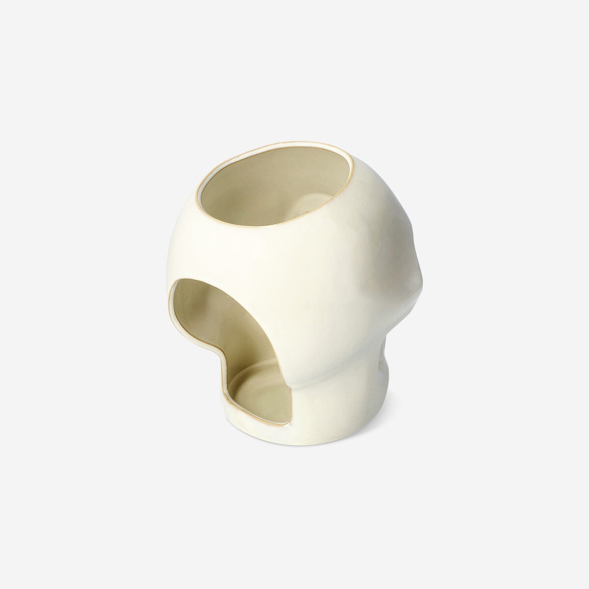 Ceramic skull LED candle holder - 17 cm Home Flying Tiger Copenhagen 