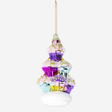 Christmas bauble cupcake stand from Flying Tiger Copenhagen, decorated with festive ornaments for holiday display.