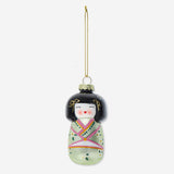 Flying Tiger Copenhagen Christmas bauble featuring a lady design, perfect for festive home holiday decorations.