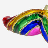 Flying Tiger Copenhagen Christmas mustache-shaped bauble for home holiday decor, featuring a playful mustache design.