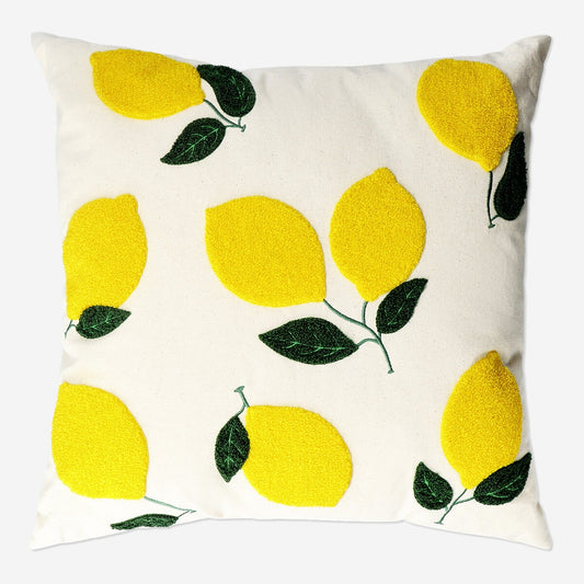 Cushion with lemons