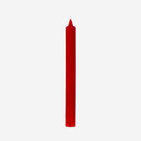 Dark red dinner candle from Flying Tiger Copenhagen, home décor candle with a sleek, elegant design for tabletop use.