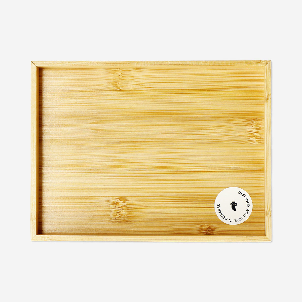 Decorative bamboo tray - 20 cm