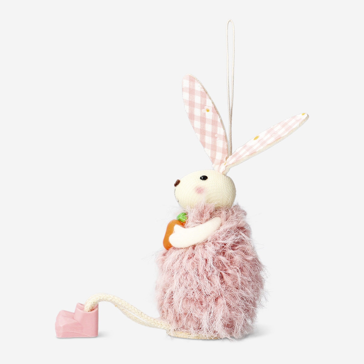 Decorative pink rabbit with long legs Home Flying Tiger Copenhagen 