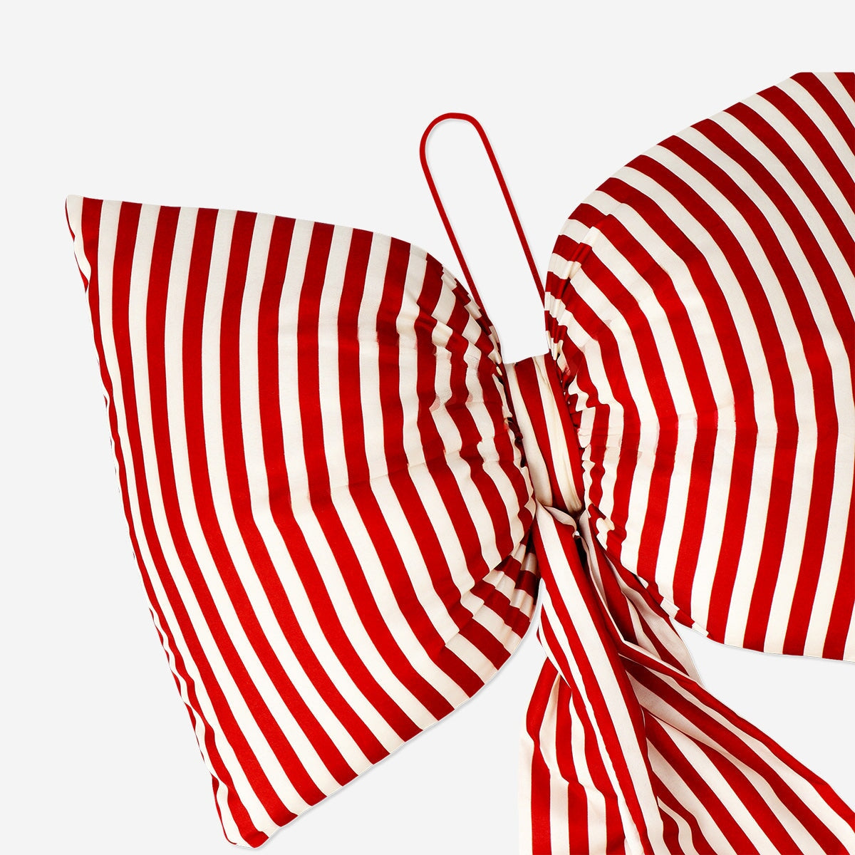 Decorative striped hanging bow from Flying Tiger Copenhagen, 47 cm long, used for home decor and embellishments.