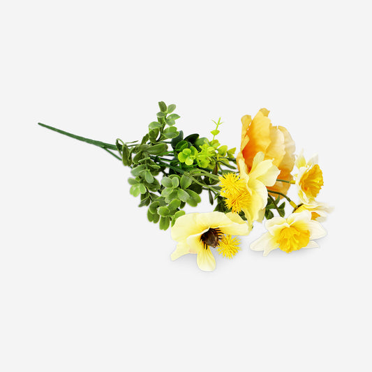 Decorative yellow bouquet - 37 cm
