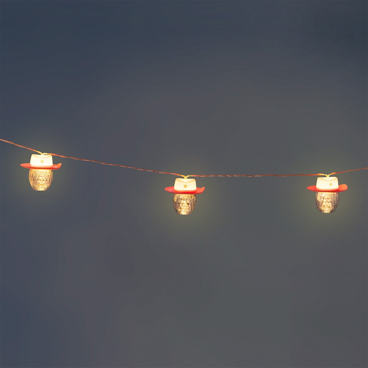 Disco cowboy hat string lights Home Flying Tiger Copenhagen 