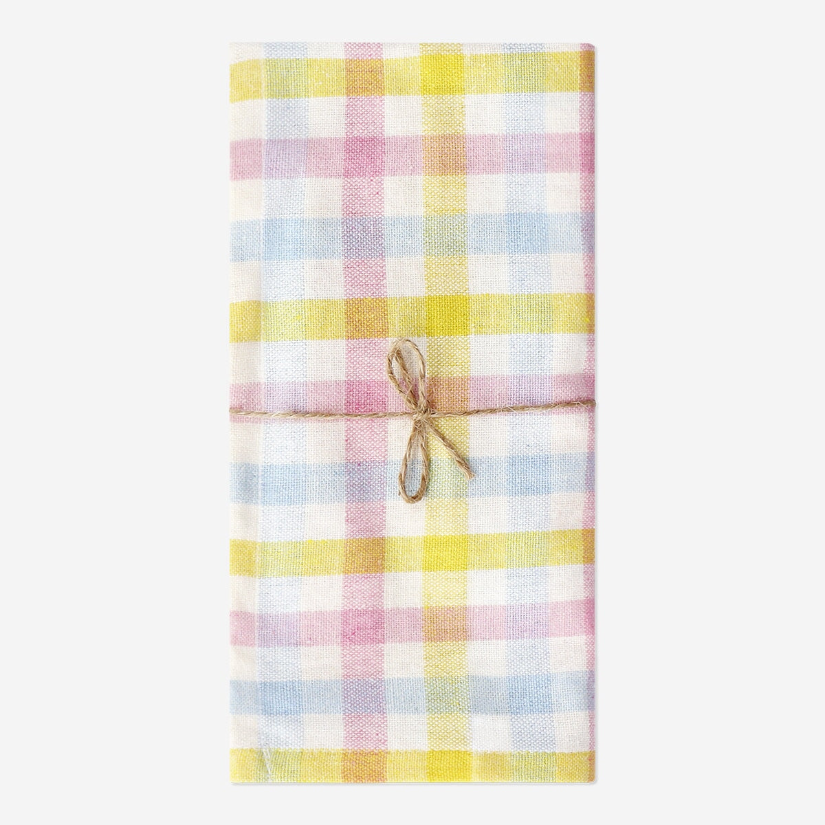 Fabric napkins with milti coloured checks - 2 pcs Home Flying Tiger Copenhagen 