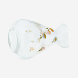Floral glass vase - 11 cm
