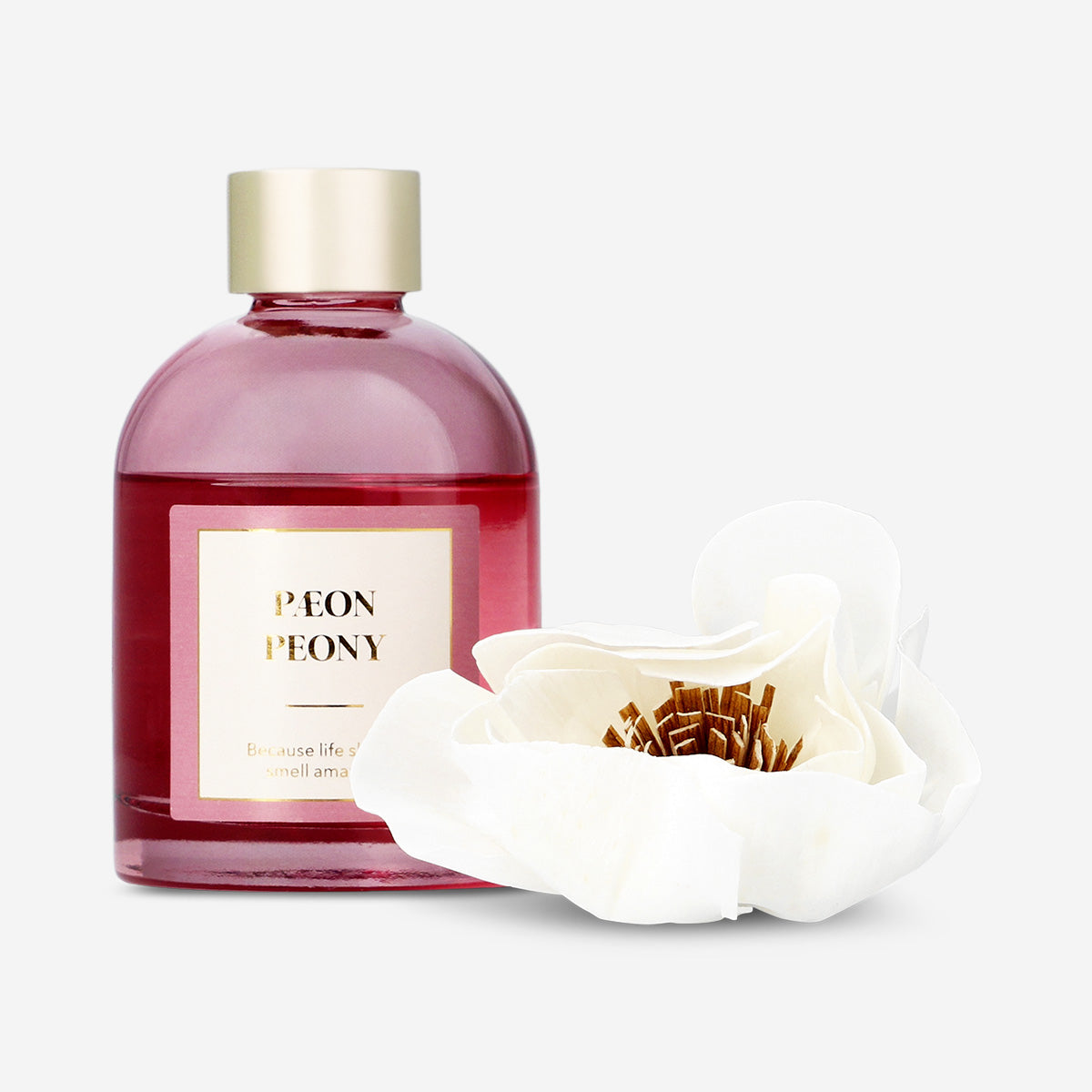 Diffuseur de fleurs - Parfum de pivoine