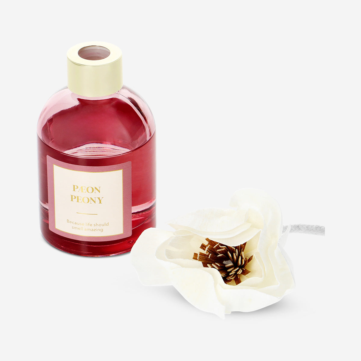 Diffuseur de fleurs - Parfum de pivoine