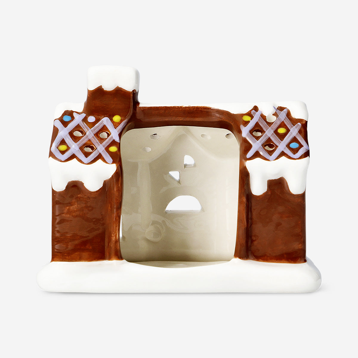 Gingerbread house tealight holder