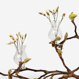 Glass decorations with clips for flowers - 2 pcs Home Flying Tiger Copenhagen 