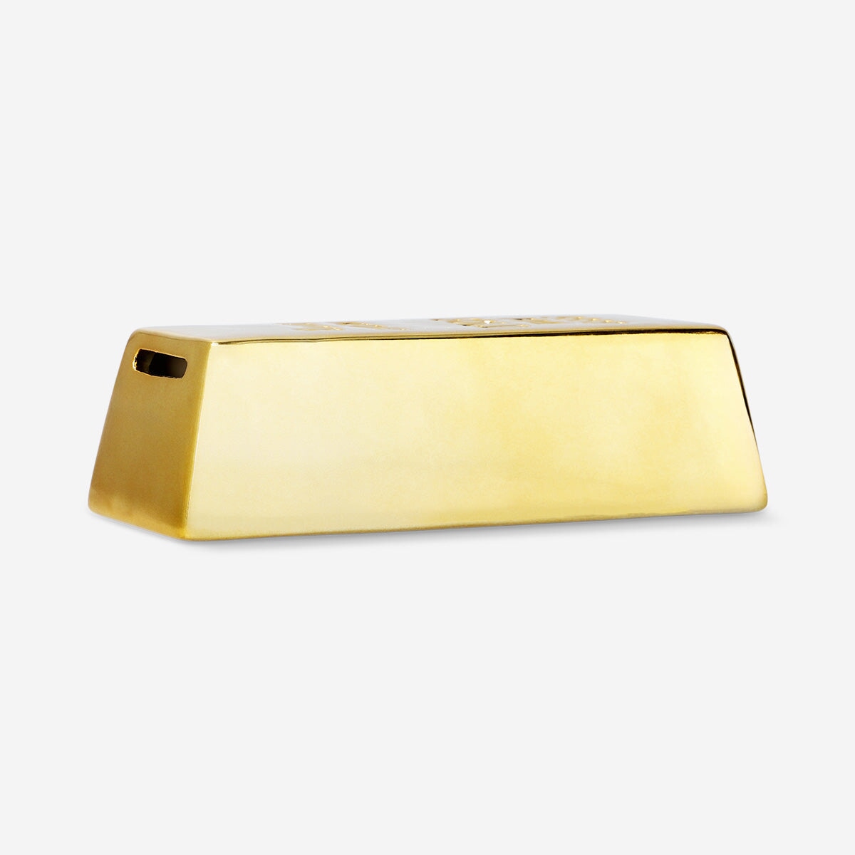 Gold Bar Money Box – Stylish Ceramic Coin Bank for Home Decor
