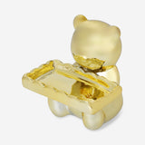 Gold bear trinket tray