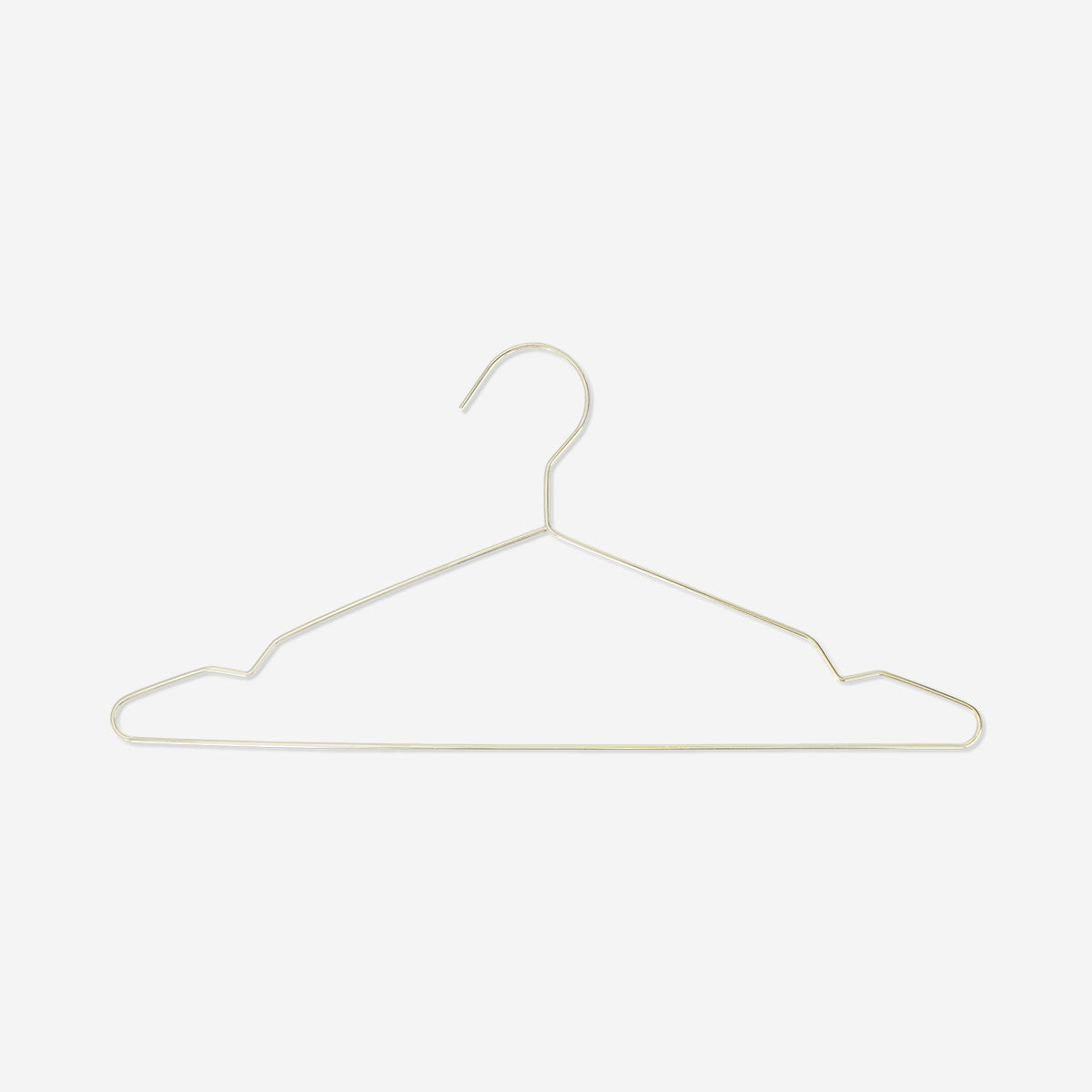 Perchas de metal dorado - 5 piezas