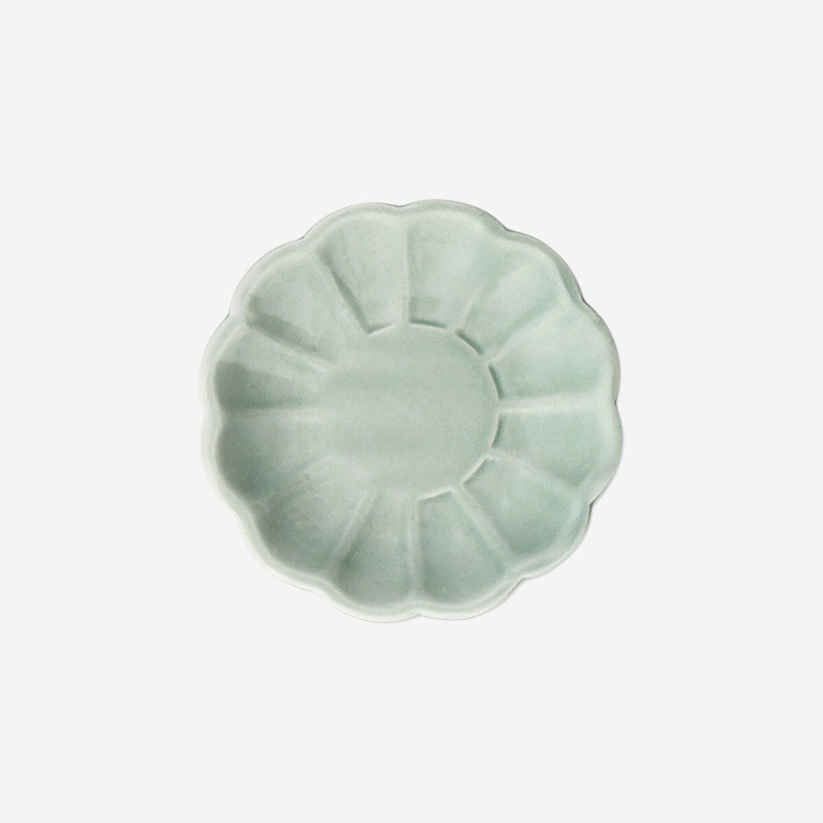 Green flower shaped dish - 10 cm Home Flying Tiger Copenhagen 