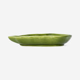Green ceramic leaf trinket tray - 13 cm Home Flying Tiger Copenhagen 