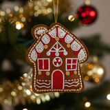 Hanging ornament - Gingerbread house with beads - Flying Tiger Copenhagen